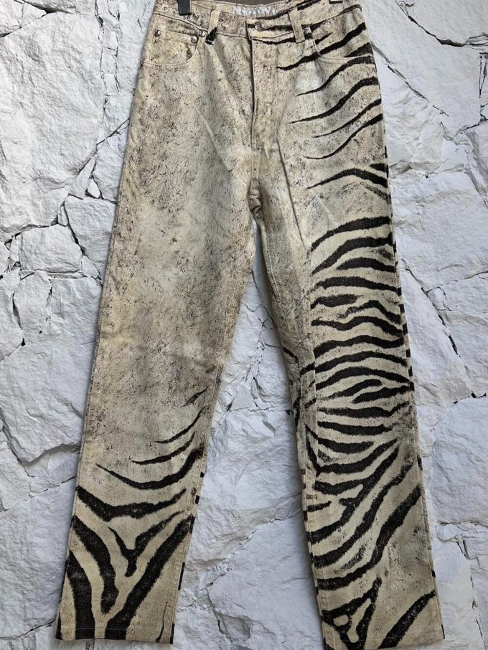 Roberto Cavalli Zebra Marble Jeans
